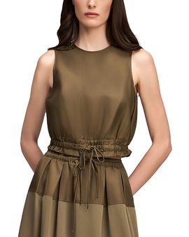 Cinq A Sept Cinq a Sept Elisabetta Scoop Neck Back Keyhole Top