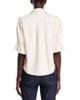 Cinq A Sept Cinq a Sept Fiona Lite Faux Leather Flare Cuff Top - 3