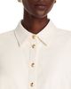 Cinq A Sept Cinq a Sept Fiona Lite Faux Leather Flare Cuff Top - 4