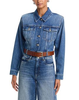 Cinq A Sept Cinq a Sept Graciel Cropped Denim Jacket