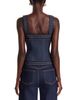 Cinq A Sept Cinq a Sept Guipure Lace Myra Denim Top - 3