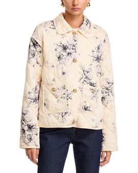 Cinq A Sept Cinq a Sept Hand Sketched Floral Jacket