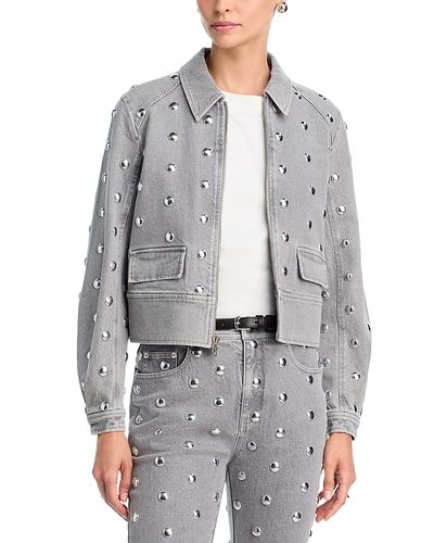 Cinq A Sept Cinq a Sept Harriet Studded Denim Jacket