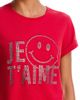 Cinq A Sept Cinq a Sept Heatset Je T'aime Smiley Shrunken Tee - 4