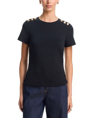 Cinq A Sept Cinq a Sept Jasper Button Shoulder Top