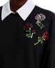 Cinq A Sept Cinq a Sept Justina Rhinestone Roses Layered Sweater - 4
