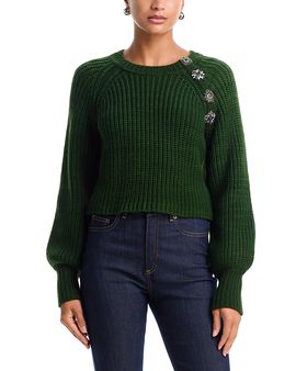 Cinq A Sept Cinq a Sept Keren Baroque Embellished Sweater