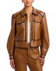 Cinq A Sept Cinq a Sept Kimmy Whipstitch Faux Leather Jacket - 1