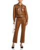 Cinq A Sept Cinq a Sept Kimmy Whipstitch Faux Leather Jacket - 2
