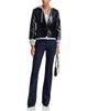 Cinq A Sept Cinq a Sept Le Petit Khloe Faux Leather Layered Blazer - 2