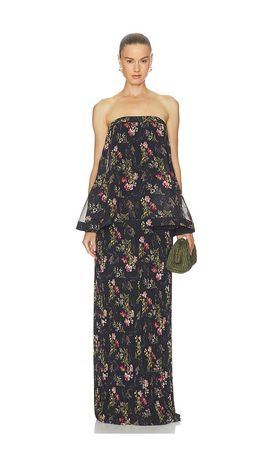 Cinq a Sept Cinq a Sept Love Letter Floral Rosaline Gown
