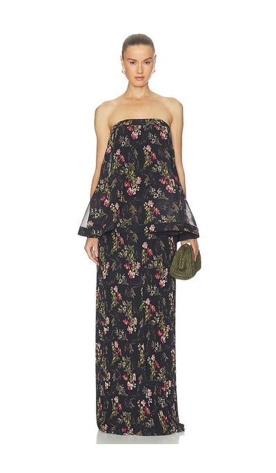 Cinq a Sept Cinq a Sept Love Letter Floral Rosaline Gown