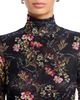 Cinq A Sept Cinq a Sept Love Letter Shirred Floral Mesh Turtleneck - 4