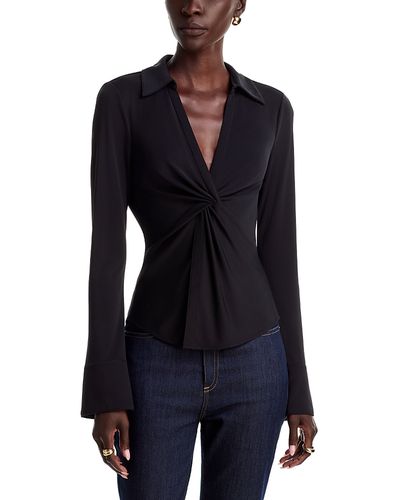 Cinq A Sept Cinq a Sept Mckenna Matte Jersey Twist Front Top