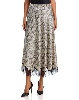 Cinq A Sept Cinq a Sept Naretta Trompe L'oeil Lace Skirt
