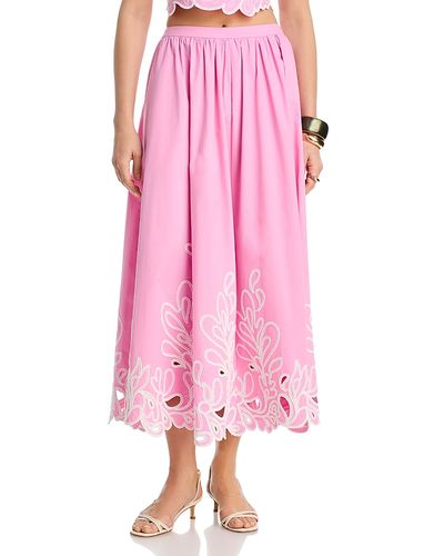 Cinq A Sept Cinq a Sept Paisley Bloom Embroidered Skirt