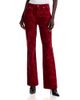 Cinq A Sept Cinq a Sept Paisley Flocked Stevie High Leg Jeans in Rougewood - 1