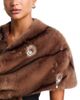 Cinq A Sept Cinq a Sept Pearl Drop Gianella Faux Fur Stole - 6