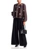 Cinq A Sept Cinq a Sept Pearl Drop Rhinestone Embellished Faux Fur Coat - 2
