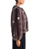 Cinq A Sept Cinq a Sept Pearl Drop Rhinestone Embellished Faux Fur Coat - 4