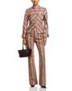 Cinq A Sept Cinq a Sept Pepper Paisley Charlie High Rise Flare Leg Jeans in Amour - 2