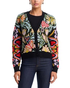 Cinq A Sept Cinq a Sept Psychedellic Amour Embellished Cardigan