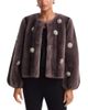 Cinq A Sept Cinq a Sept Rhinestone Dahlia Faux Fur Benson Coat - 1