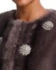 Cinq A Sept Cinq a Sept Rhinestone Dahlia Faux Fur Benson Coat - 3