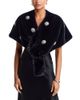 Cinq A Sept Cinq a Sept Rhinestone Dahlia Gianella Faux Fur Stole - 1