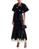 Cinq A Sept Cinq a Sept Rhinestone Dahlia Gianella Faux Fur Stole - 2