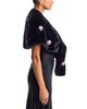 Cinq A Sept Cinq a Sept Rhinestone Dahlia Gianella Faux Fur Stole - 5