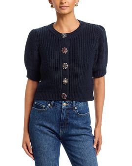 Cinq A Sept Cinq a Sept Rita Baroque Embellished Cardigan