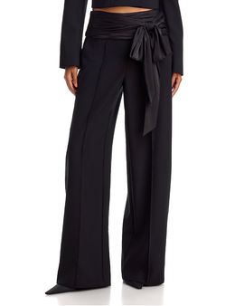 Cinq A Sept Cinq a Sept Romilly Tie Waist Wide Leg Pants