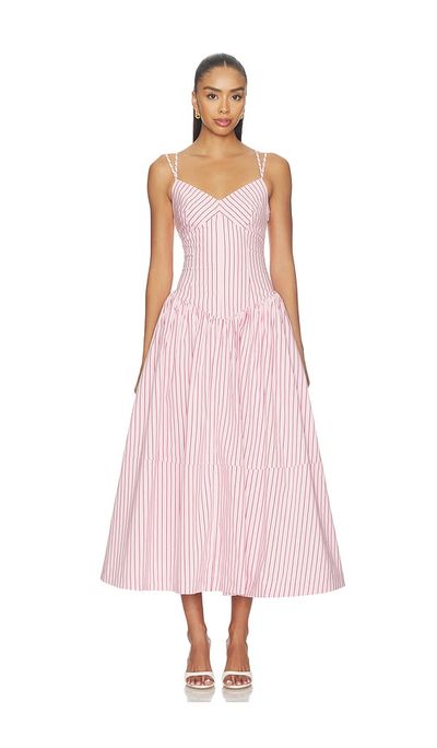Cinq a Sept Cinq a Sept Rose Stripe Dagna Dress