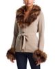 Cinq A Sept Cinq a Sept Sandy Wool Blend Faux Fur Trim Cardigan - 1