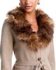 Cinq A Sept Cinq a Sept Sandy Wool Blend Faux Fur Trim Cardigan - 4