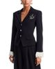 Cinq A Sept Cinq a Sept Sorren Lace Cuff Blazer - 1