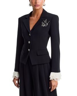 Cinq A Sept Cinq a Sept Sorren Lace Cuff Blazer