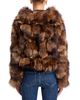 Cinq A Sept Cinq a Sept Sybella Patchwork Faux Fur Coat - 4