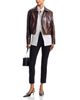 Cinq A Sept Cinq a Sept Tumbled Faux Leather Zip Front Jacket - 2