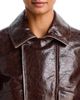 Cinq A Sept Cinq a Sept Tumbled Faux Leather Zip Front Jacket - 6