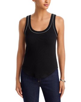 Cinq A Sept Cinq a Sept Wilma Cotton Stretch Embellished Tank