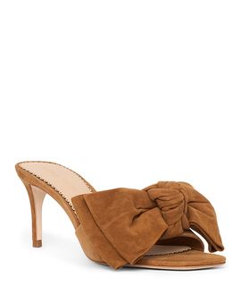 Cinq A Sept Cinq a Sept Women's Felicity Suede Bow Slides
