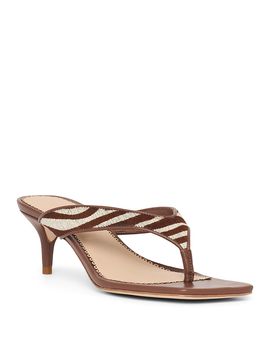 Cinq A Sept Cinq a Sept Women's Frankie Calf Hair Thong Sandals