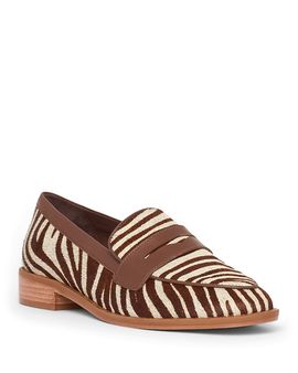 Cinq A Sept Cinq a Sept Women's Gretta Zebra Calf Hair Loafers