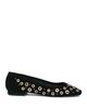 Cinq A Sept Cinq a Sept Women's Ivy Mixed Hardware Suede Ballet Flats - 2