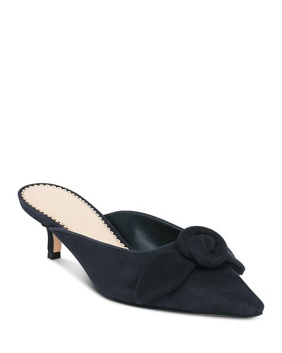 Cinq A Sept Cinq a Sept Women's Layla Suede Kitten Heel Pumps