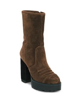 Cinq A Sept Cinq a Sept Women's Marley Suede Platform Ankle Boots