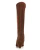 Cinq A Sept Cinq a Sept Women's Marta Stitched Suede Knee High Boots - 3