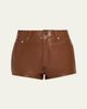 Cinq a Sept Dani Vegan Leather Shorts - 1